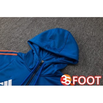 Survetement De Foot - Sweat A Capuche Juventus Bleu 2025/2026