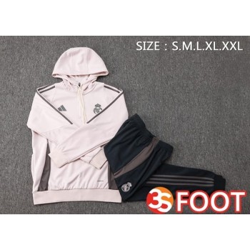 Survetement De Foot - Sweat A Capuche Real Madrid Rose 2025/2026