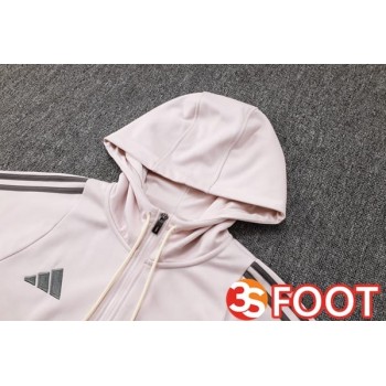 Survetement De Foot - Sweat A Capuche Real Madrid Rose 2025/2026