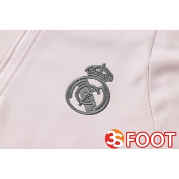Survetement De Foot - Sweat A Capuche Real Madrid Rose 2025/2026