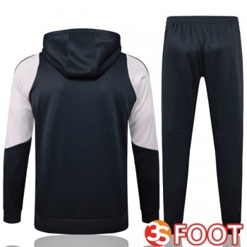 Survetement De Foot - Sweat A Capuche Real Madrid Noir Rose 2025/2026