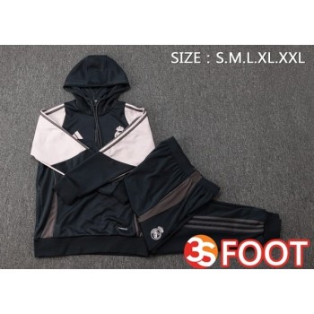 Survetement De Foot - Sweat A Capuche Real Madrid Noir Rose 2025/2026