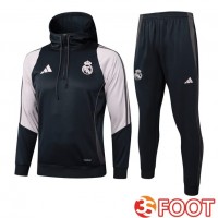 Survetement De Foot - Sweat A Capuche Real Madrid Noir Rose 2025/2026