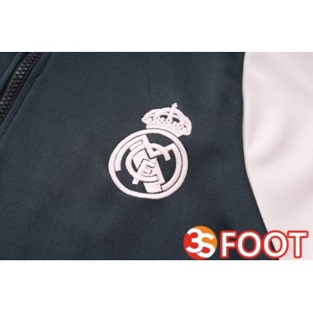 Survetement De Foot - Sweat A Capuche Real Madrid Noir Rose 2025/2026