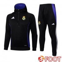 Survetement De Foot - Sweat A Capuche Real Madrid Noir 2025/2026
