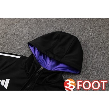 Survetement De Foot - Sweat A Capuche Real Madrid Noir 2025/2026