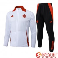 Ensemble Survetement De Foot - Veste SC Internacional Blanc 2025/2026