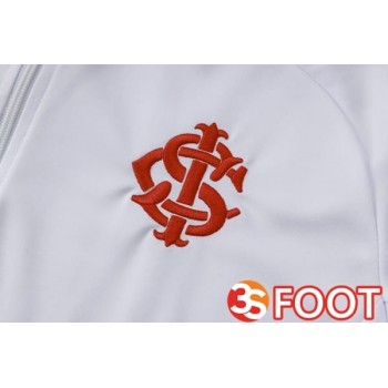 Ensemble Survetement De Foot - Veste SC Internacional Blanc 2025/2026