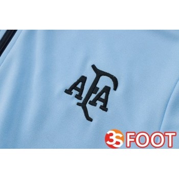 Ensemble Survetement De Foot - Veste Argentine Bleu 2025/2026