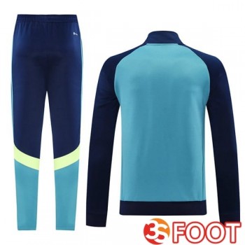 Ensemble Survetement De Foot - Veste AFC Ajax Bleu Royal 2025/2026