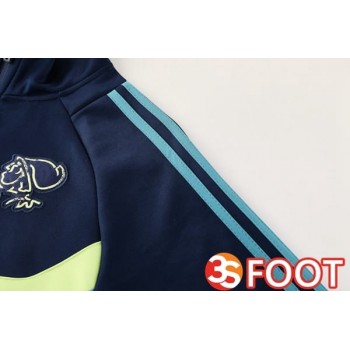 Ensemble Survetement De Foot - Veste AFC Ajax Bleu Royal 2025/2026