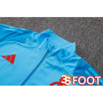 Ensemble Survetement De Foot - Veste Flamengo Bleu 2025/2026