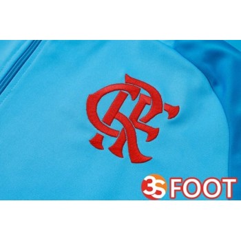 Ensemble Survetement De Foot - Veste Flamengo Bleu 2025/2026