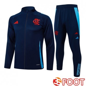 Ensemble Survetement De Foot - Veste Flamengo Bleu Royal 2025/2026