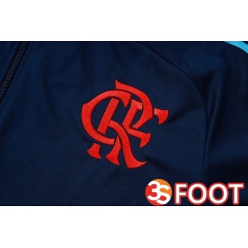 Ensemble Survetement De Foot - Veste Flamengo Bleu Royal 2025/2026