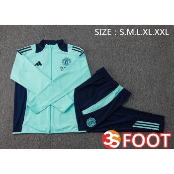Ensemble Survetement De Foot - Veste Manchester United Vert 2025/2026