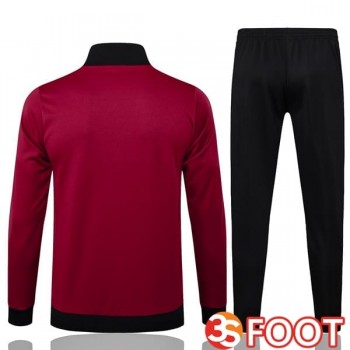 Ensemble Survetement De Foot - Veste Manchester United Rouge 2025/2026