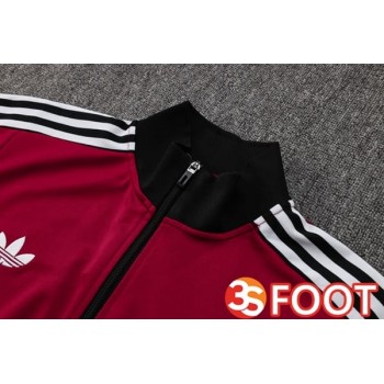 Ensemble Survetement De Foot - Veste Manchester United Rouge 2025/2026