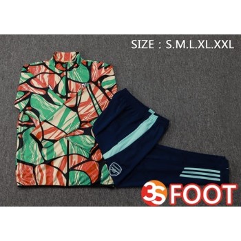 Ensemble Survetement De Foot - Veste Arsenal Rouge Vert 2025/2026