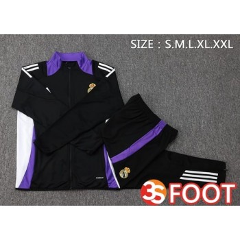 Ensemble Survetement De Foot - Veste Real Madrid Noir 2025/2026