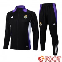 Ensemble Survetement De Foot - Veste Real Madrid Noir 2025/2026
