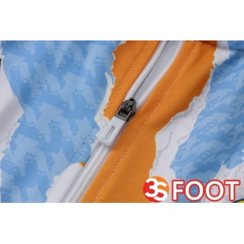 Ensemble Survetement De Foot - Veste Real Madrid Blanc Bleu 2025/2026