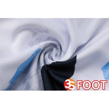 Ensemble Survetement De Foot - Veste Real Madrid Blanc Bleu 2025/2026