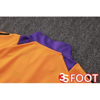 Ensemble Survetement De Foot - Veste Real Madrid Orange 2025/2026