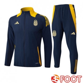 Ensemble Survetement De Foot - Veste Argentine Bleu Royal 2025/2026