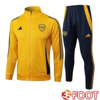 Ensemble Survetement De Foot - Veste Boca Juniors Jaune 2025/2026