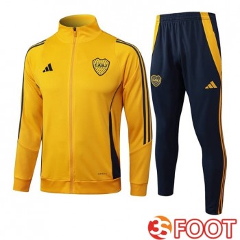Ensemble Survetement De Foot - Veste Boca Juniors Jaune 2025/2026