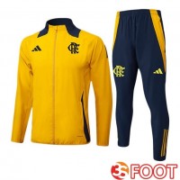 Ensemble Survetement De Foot - Veste Flamengo Jaune 2025/2026