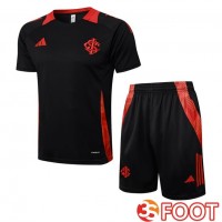 Ensemble Training T-Shirts SC Internacional + Shorts Noir 2025/2026