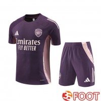 Ensemble Training T-Shirts Arsenal + Shorts Pourpre 2025/2026