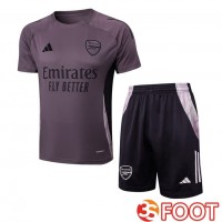 Ensemble Training T-Shirts Arsenal + Shorts Pourpre 2025/2026