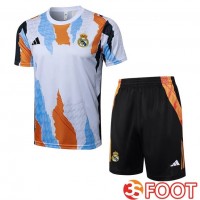 Ensemble Training T-Shirts Real Madrid + Shorts Blanc 2025/2026