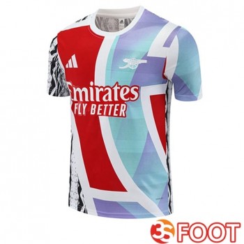Training T-Shirts Arsenal Rouge Blanc 2025/2026