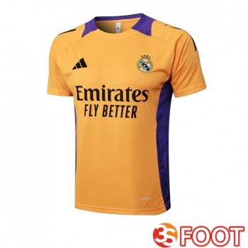 Training T-Shirts Real Madrid Jaune 2025/2026