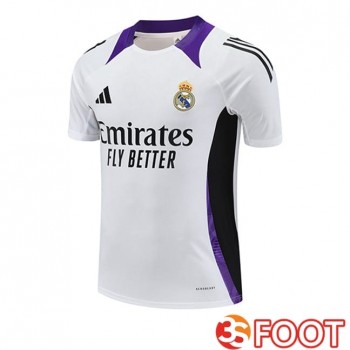 Training T-Shirts Real Madrid Blanc 2025/2026