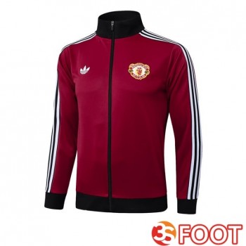 Veste Foot Manchester United Rouge 2025/2026