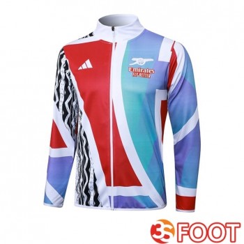 Veste Foot Arsenal Rouge Blanc 2025/2026