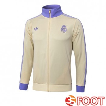 Veste Foot Real Madrid Jaune 2025/2026