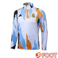 Veste Foot Real Madrid Blanc Bleu 2025/2026