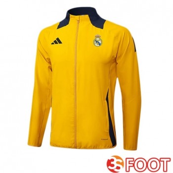 Veste Foot Real Madrid Jaune 2025/2026