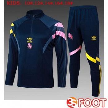 Ensemble Survetement De Foot Juventus Enfant Bleu Royal 2025/2026