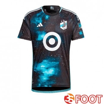 Maillot De Foot Minnesota United Domicile Noir Bleu 2025/2026