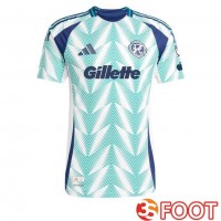 Maillot De Foot New England Revolution Exterieur Vert Blanc 2025/2026