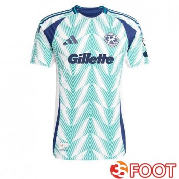 Maillot De Foot New England Revolution Exterieur Vert Blanc 2025/2026