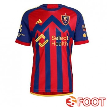 Maillot De Foot Real Salt Lake Domicile Rouge Bleu 2025/2026