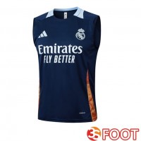 Gilet Foot Real Madrid Bleu Royal 2025/2026